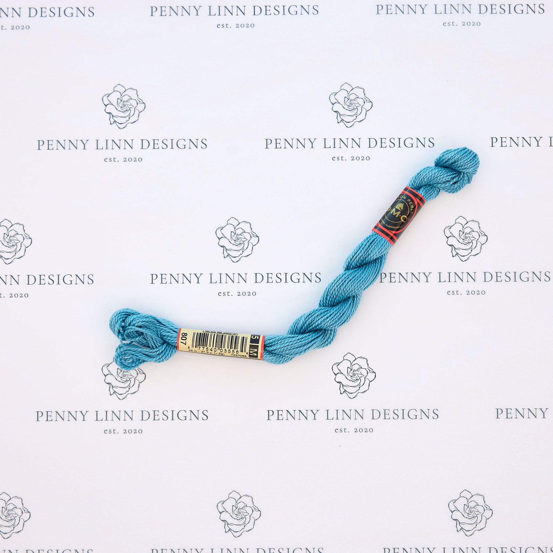DMC 5 Pearl Cotton 807 Turquoise Tide