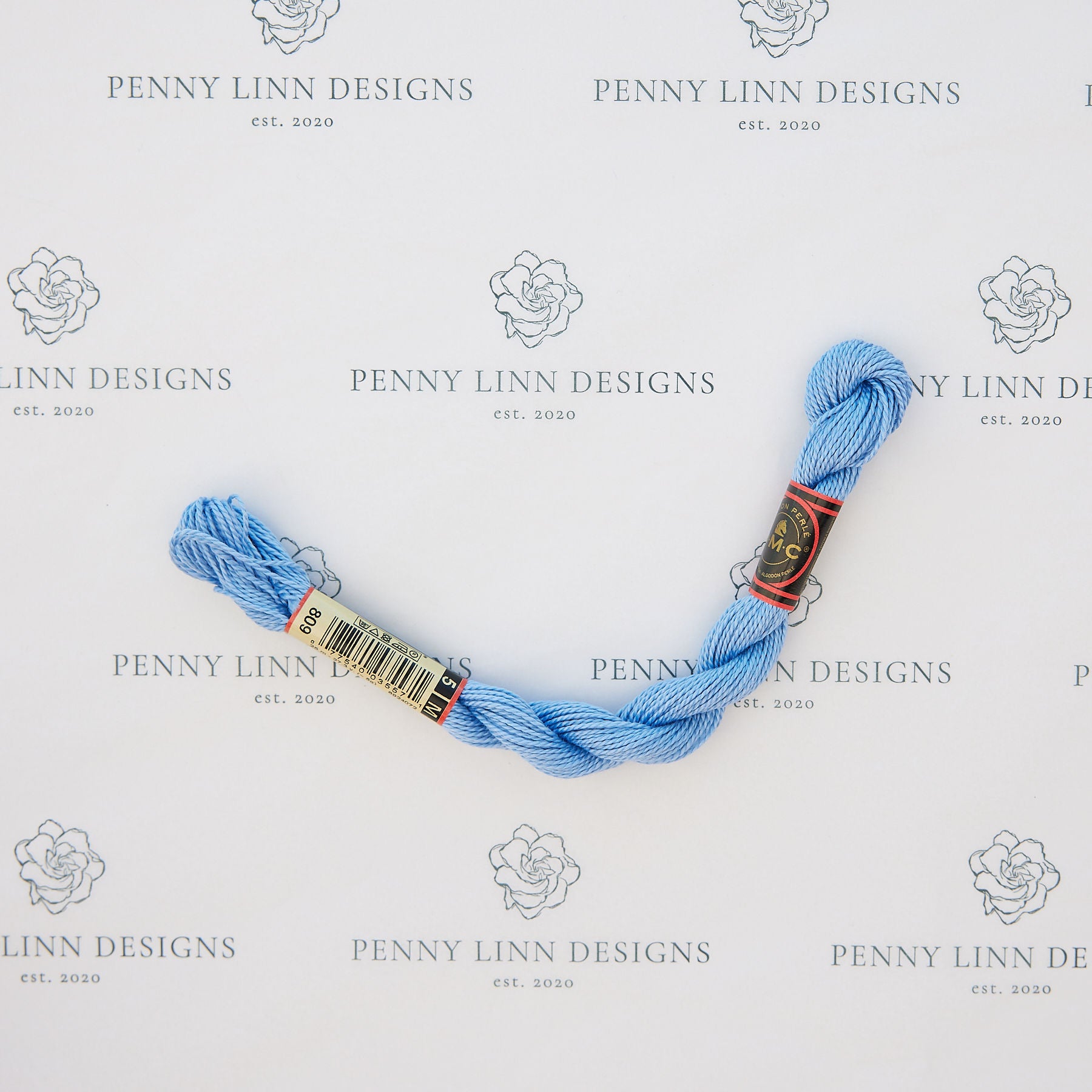 DMC 5 Pearl Cotton 809 Soft Blue