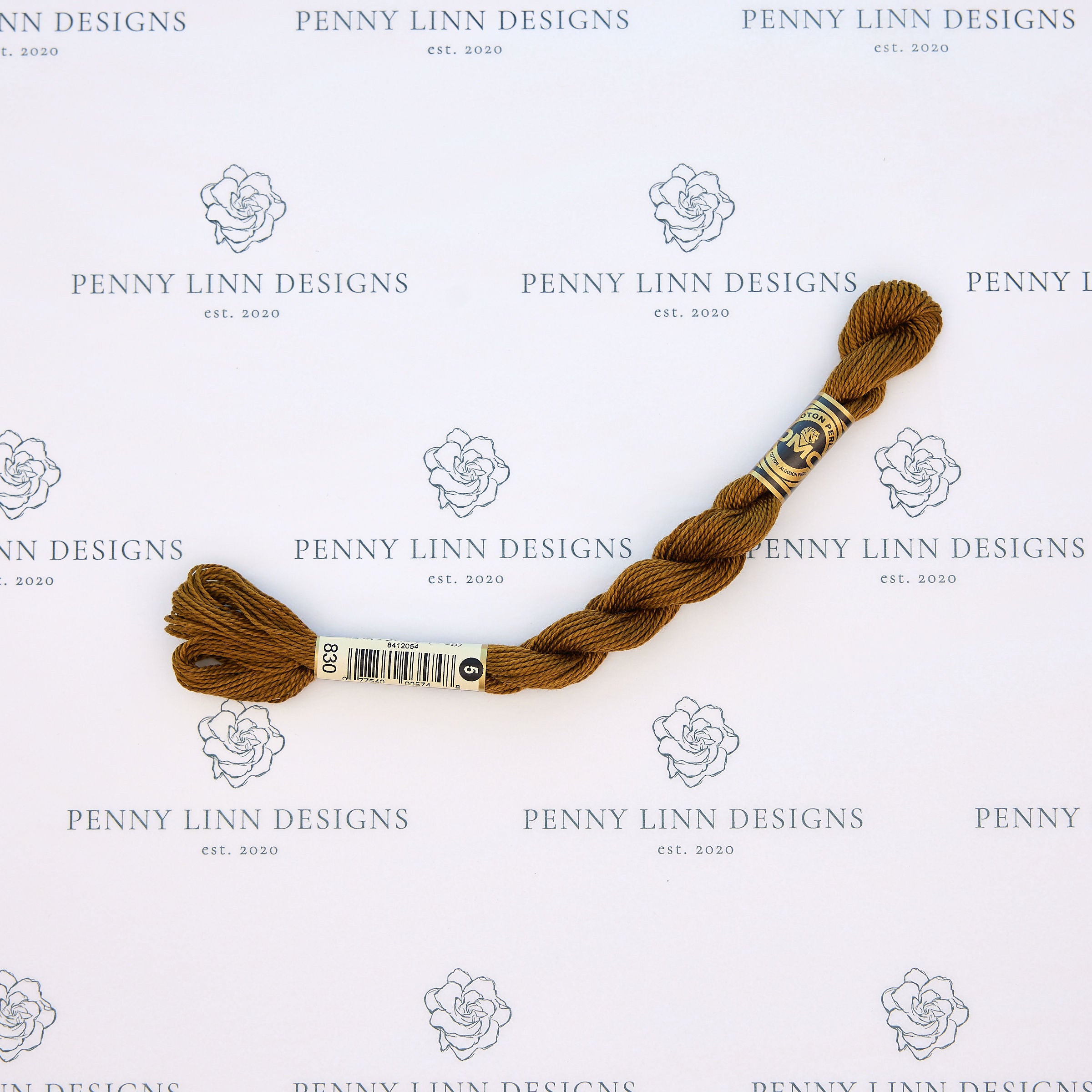 DMC 5 Pearl Cotton 830 Cork Oak – Penny Linn