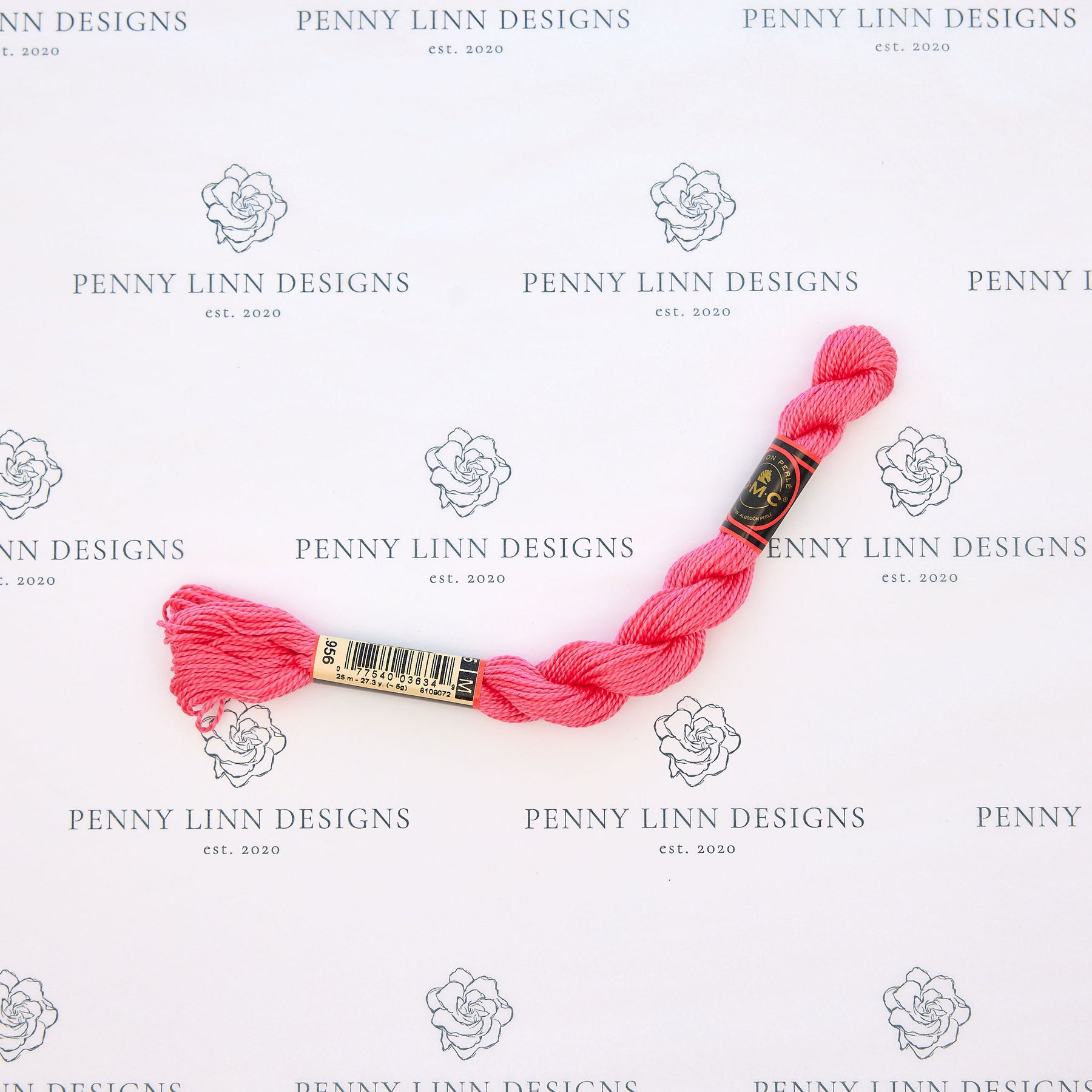 DMC 5 Pearl Cotton 956 Hot Pink