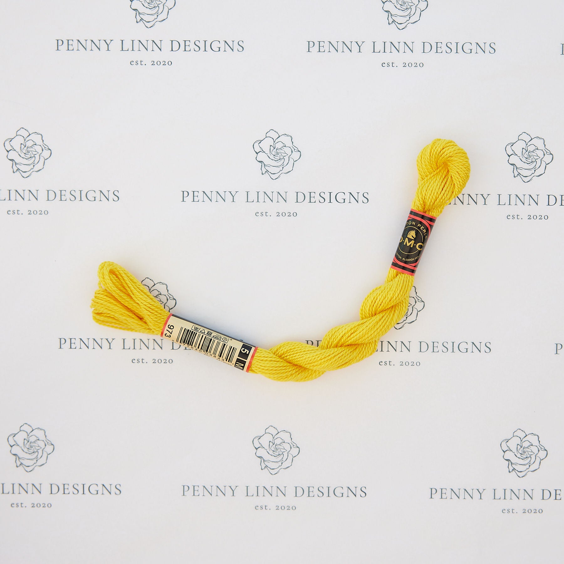 DMC 5 Pearl Cotton 973 Daffodil