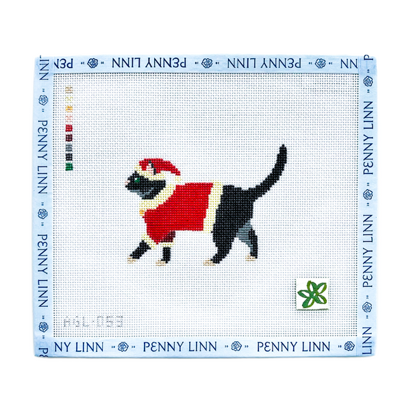 Santa Black Cat