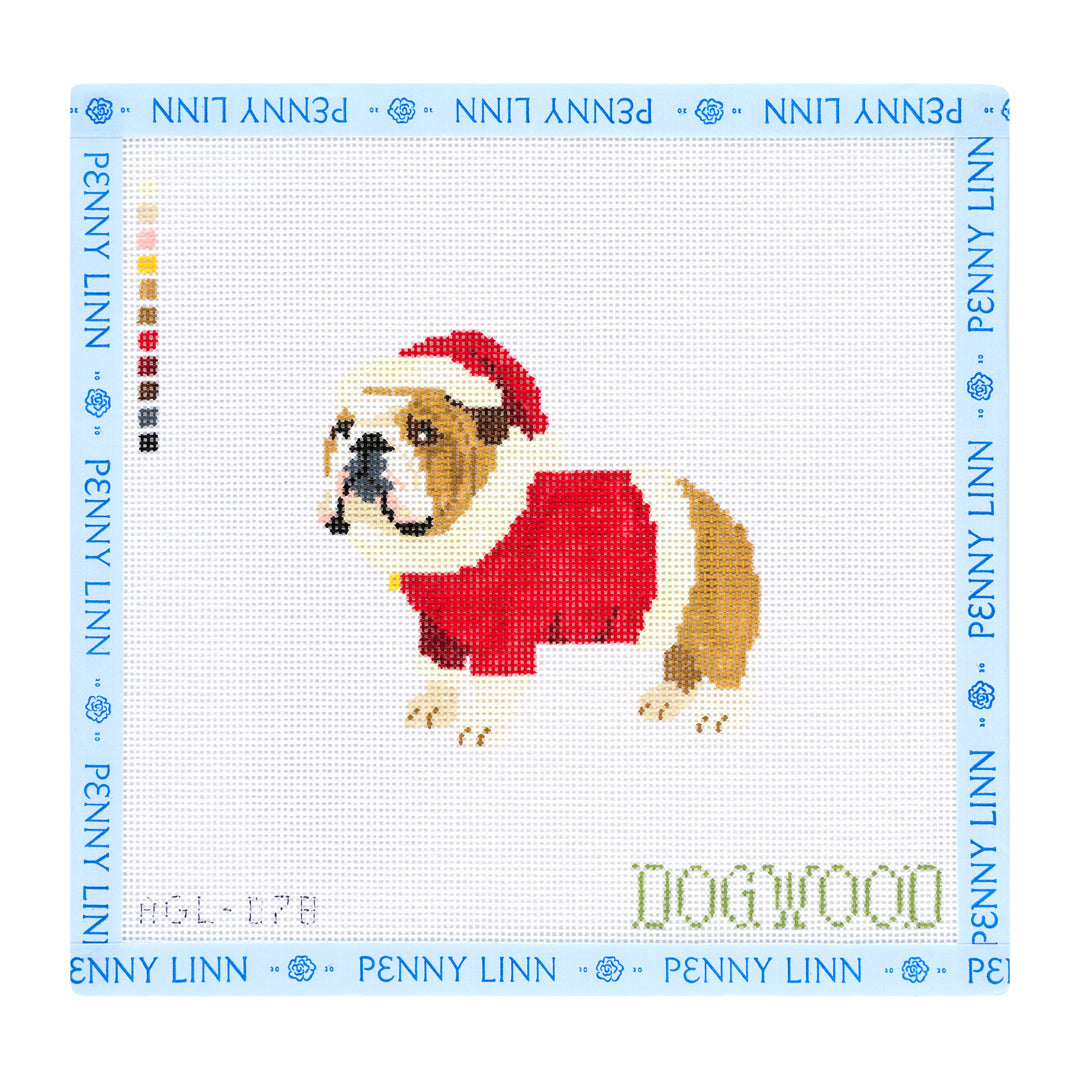 Santa Bulldog