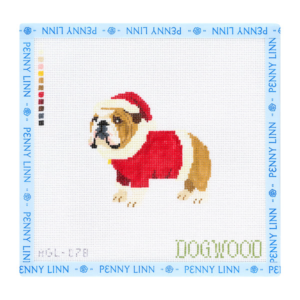 Santa Bulldog