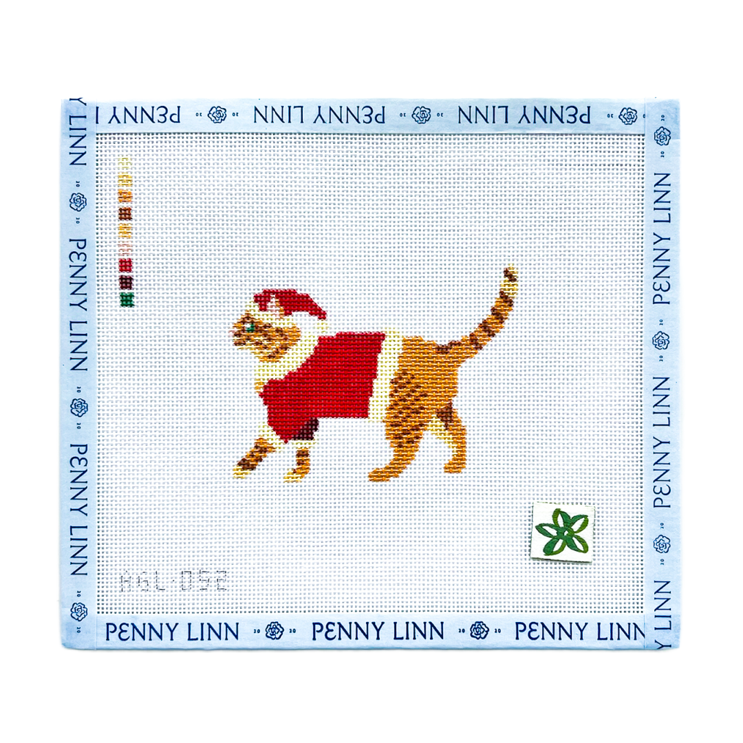 Santa Orange Cat