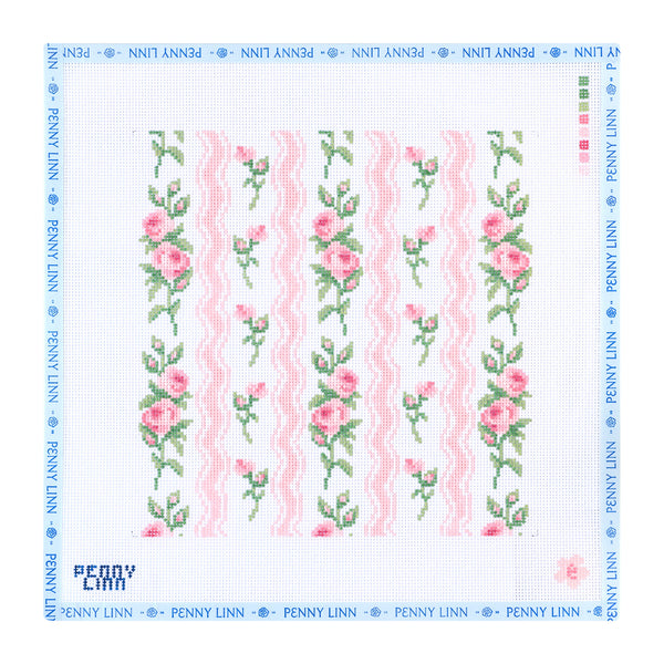 Vintage Floral Stripe