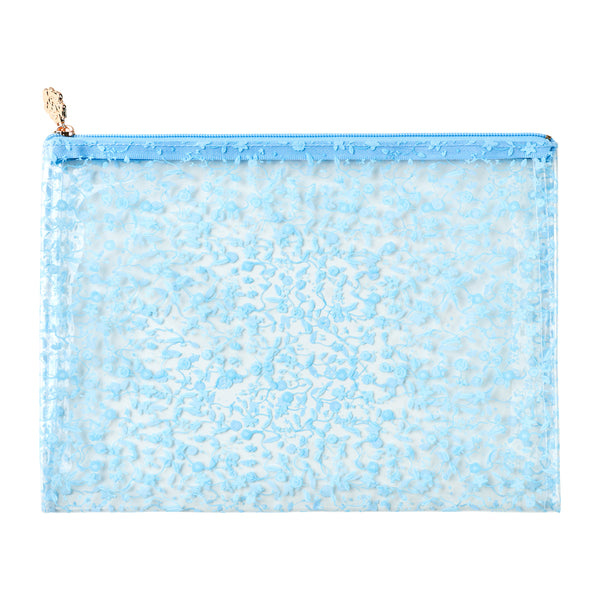 Bisou Blue PVC Project Bag - Medium