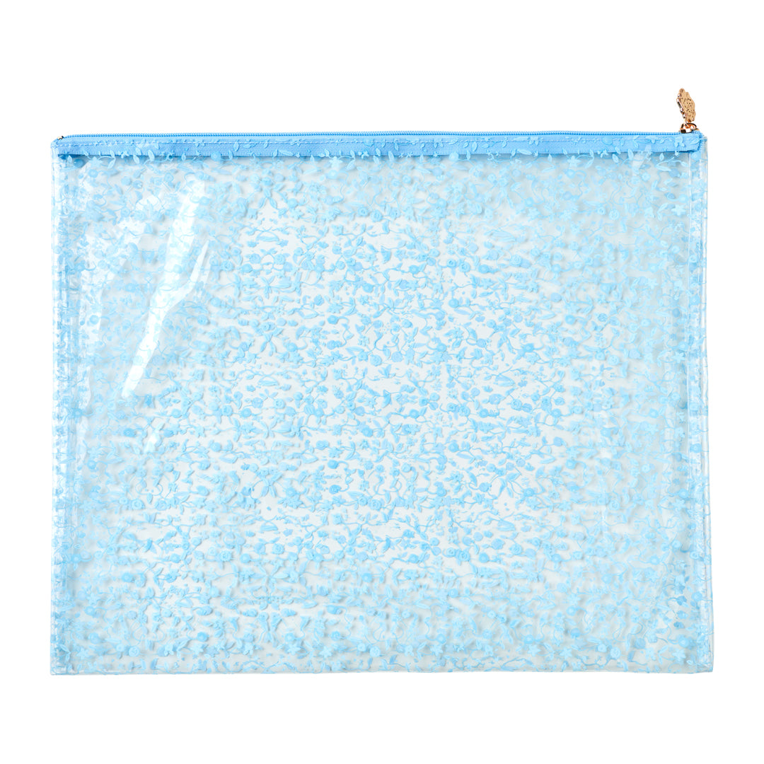 Bisou Blue PVC Project Bag - XL