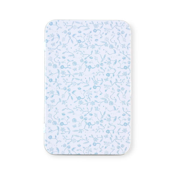 Bisou Blue Printed Tin