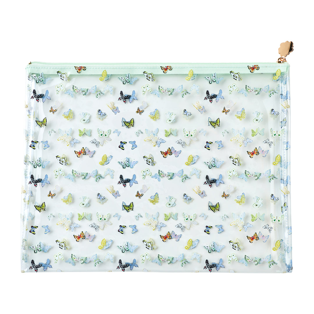 Butterfly PVC Project Bag - Large
