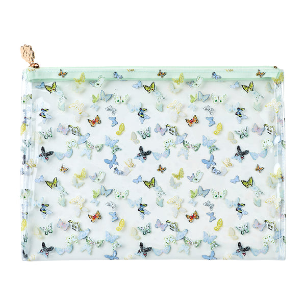 Butterfly PVC Project Bag - Medium