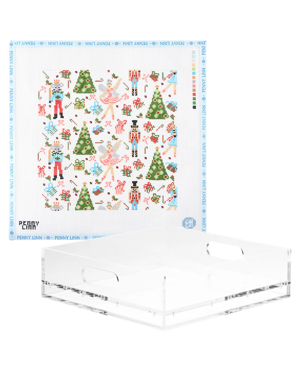 Nutcracker Scene & Acrylic Tray Bundle