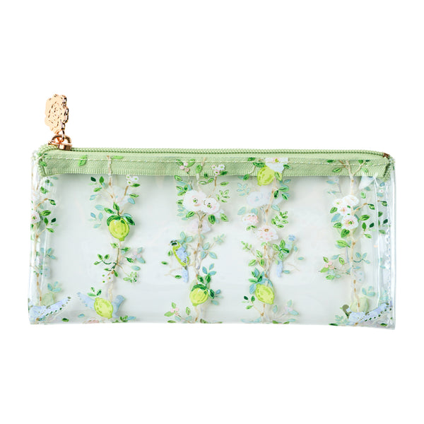 Chinoiserie Green PVC Project Bag - Mini