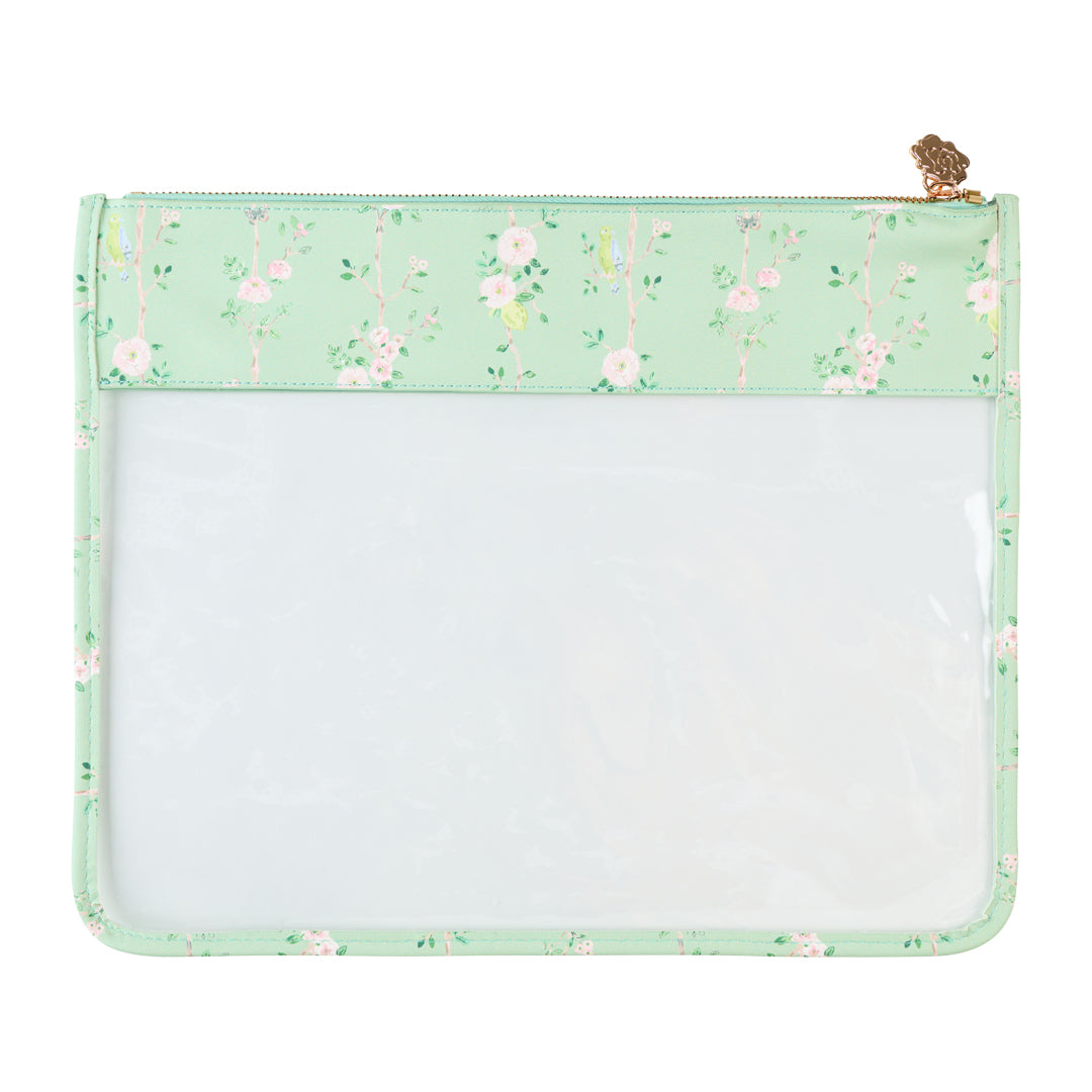 Chinoiserie Green Project Bag
