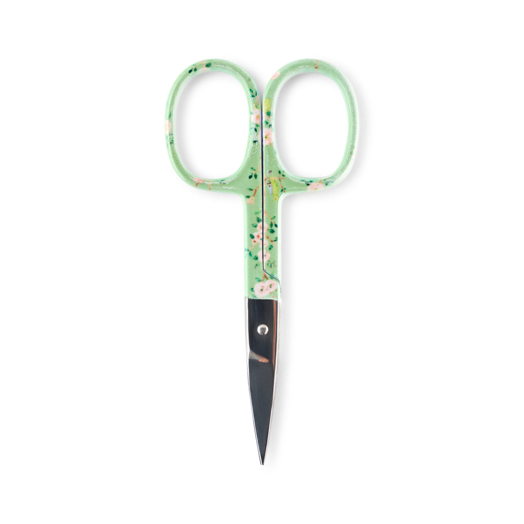 Chinoiserie Green Print Embroidery Scissors – Penny Linn