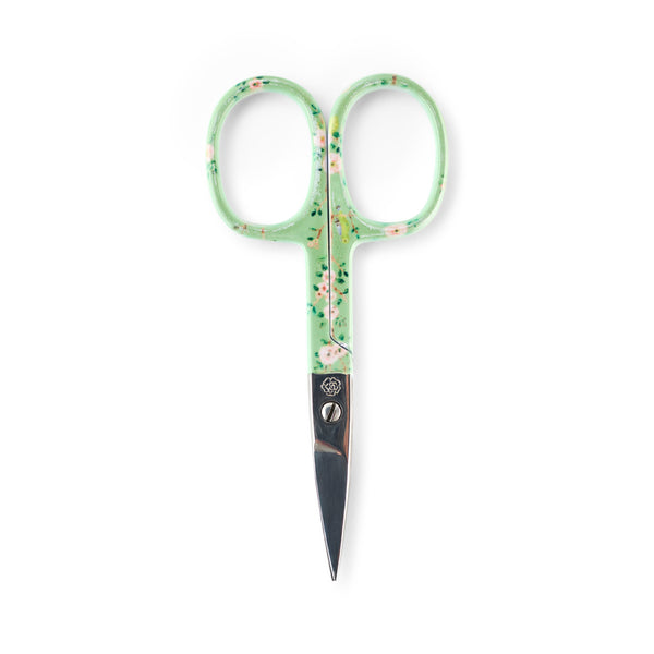 Chinoiserie Green Print Embroidery Scissors