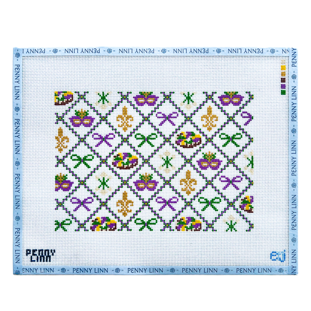 7x10 Mardi Party Tray Insert