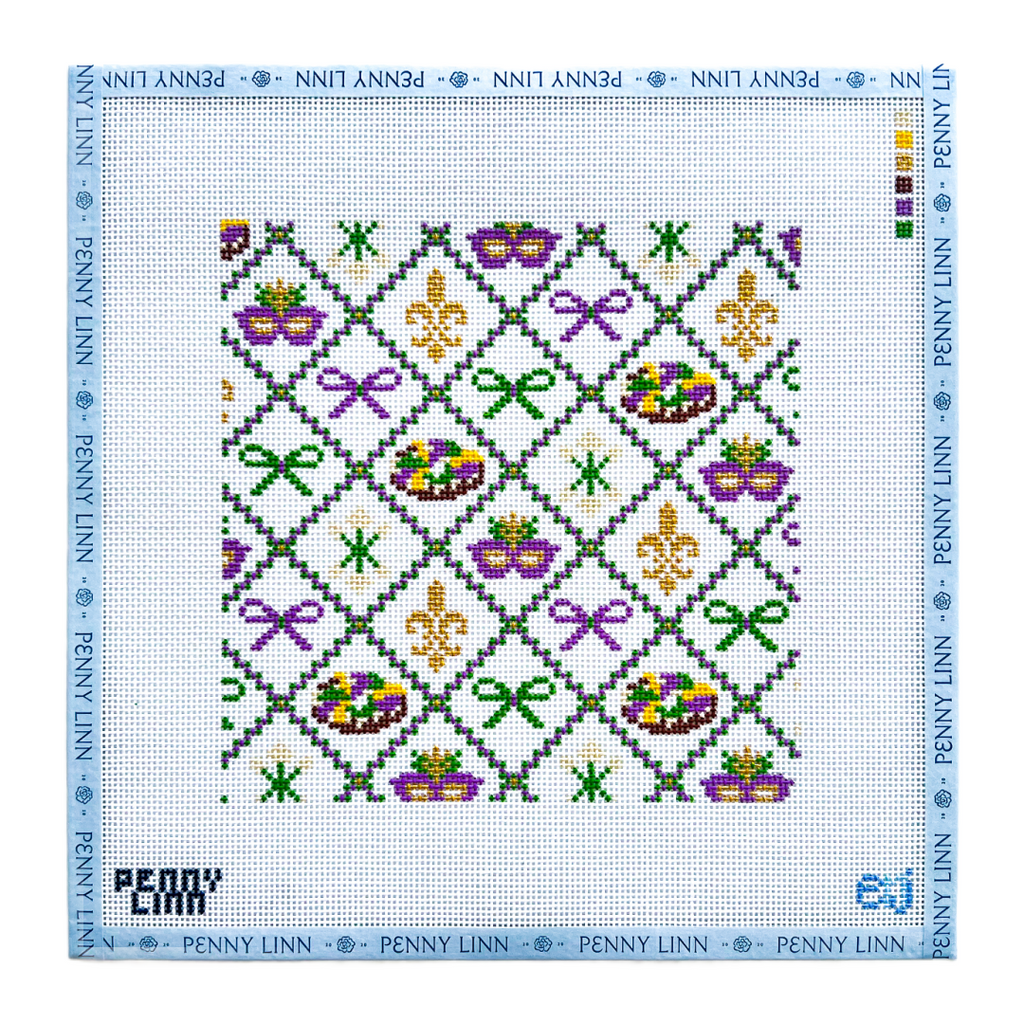 8x8 Mardi Party Tray Insert – Penny Linn