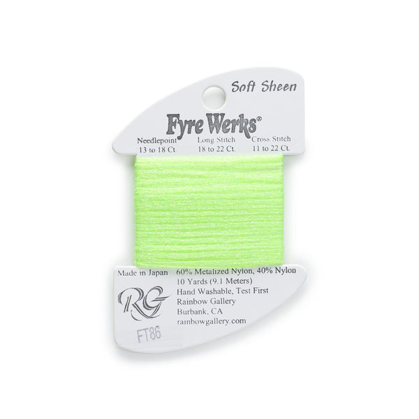 Fyre Werks Soft Sheen FT86 Sharp Green