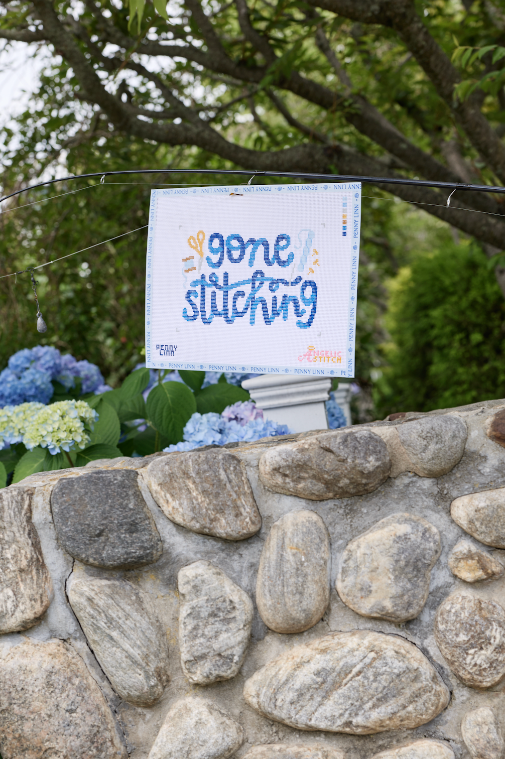 Gone Stitching - Blue