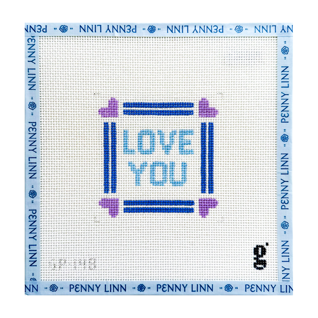 Love You Square Mini Sign