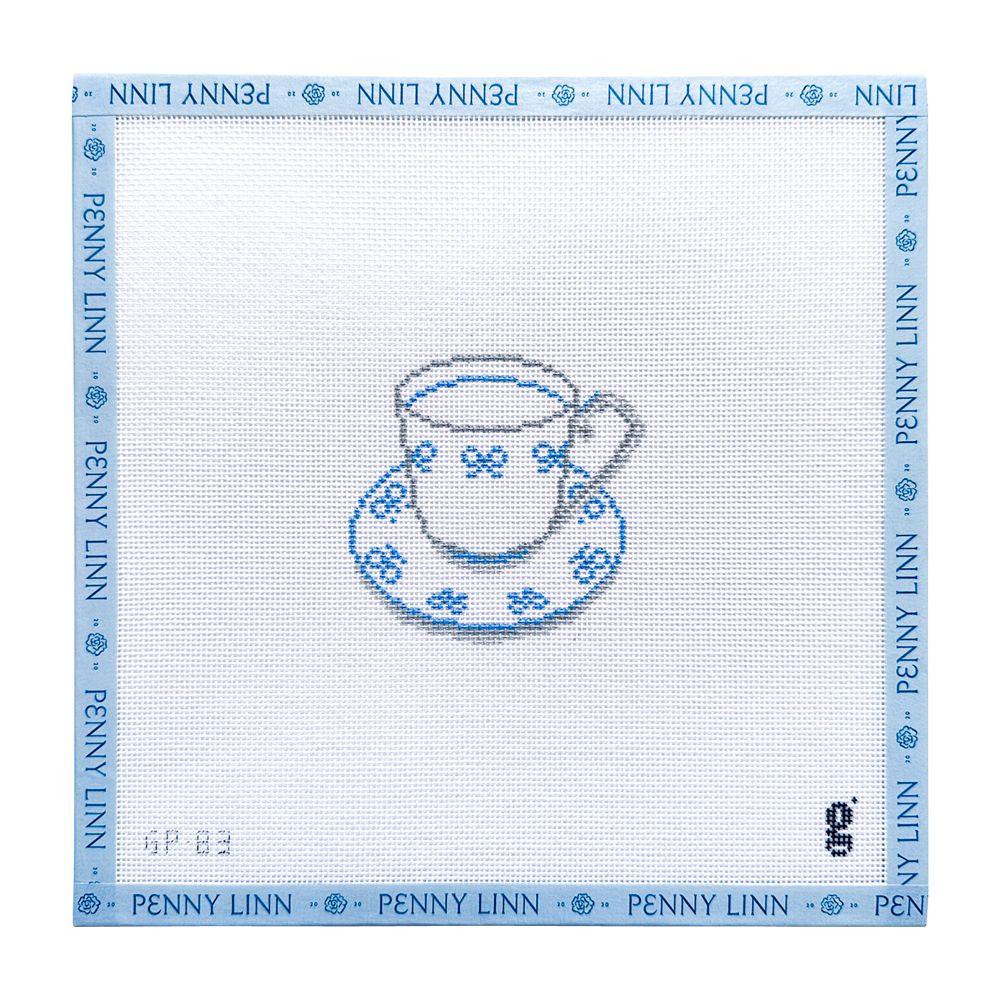 Blue Bow Teacup