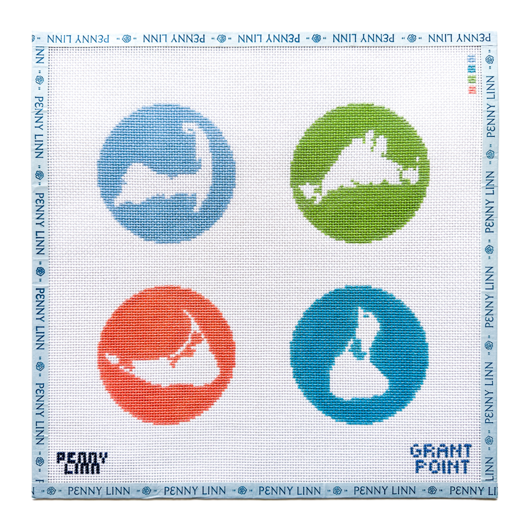 New England Islands Coaster Set