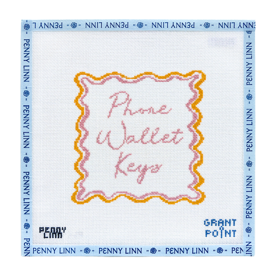 Phone Wallet Keys - Pink and Orange