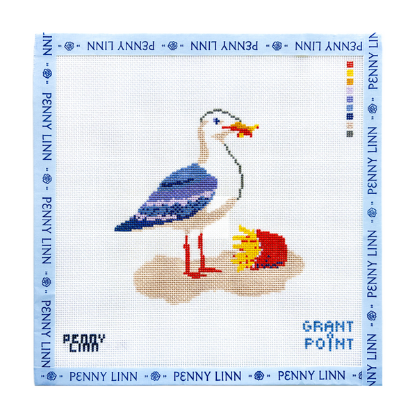 Seagull Eating Fries