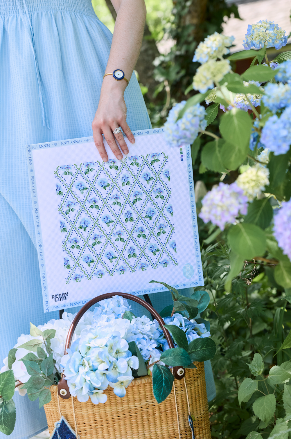 Hydrangea Pillow
