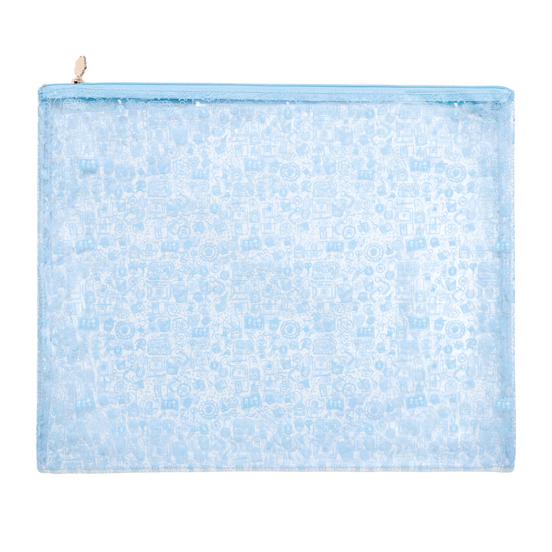 Joy Street Needlepoint Print PVC Project Bag - XL