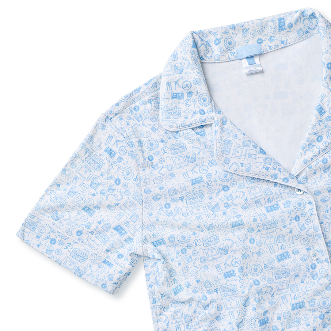 Penny Linn Women’s Button Front Short Pajama Set