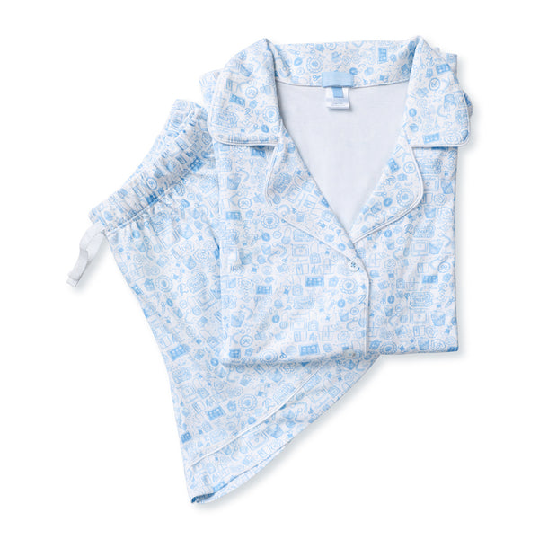 Penny Linn Women’s Button Front Short Pajama Set