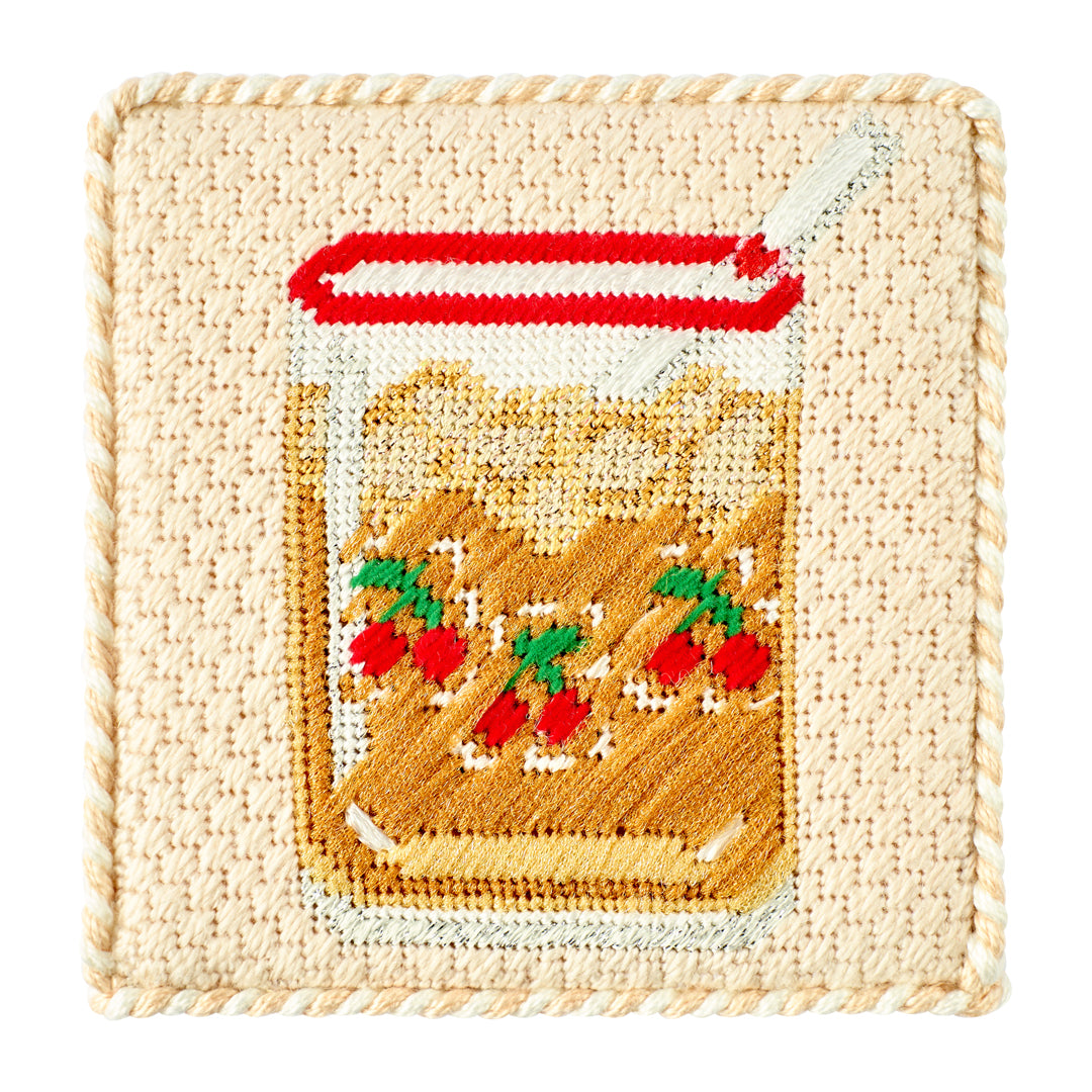 Cherry Icon Coffee Glass