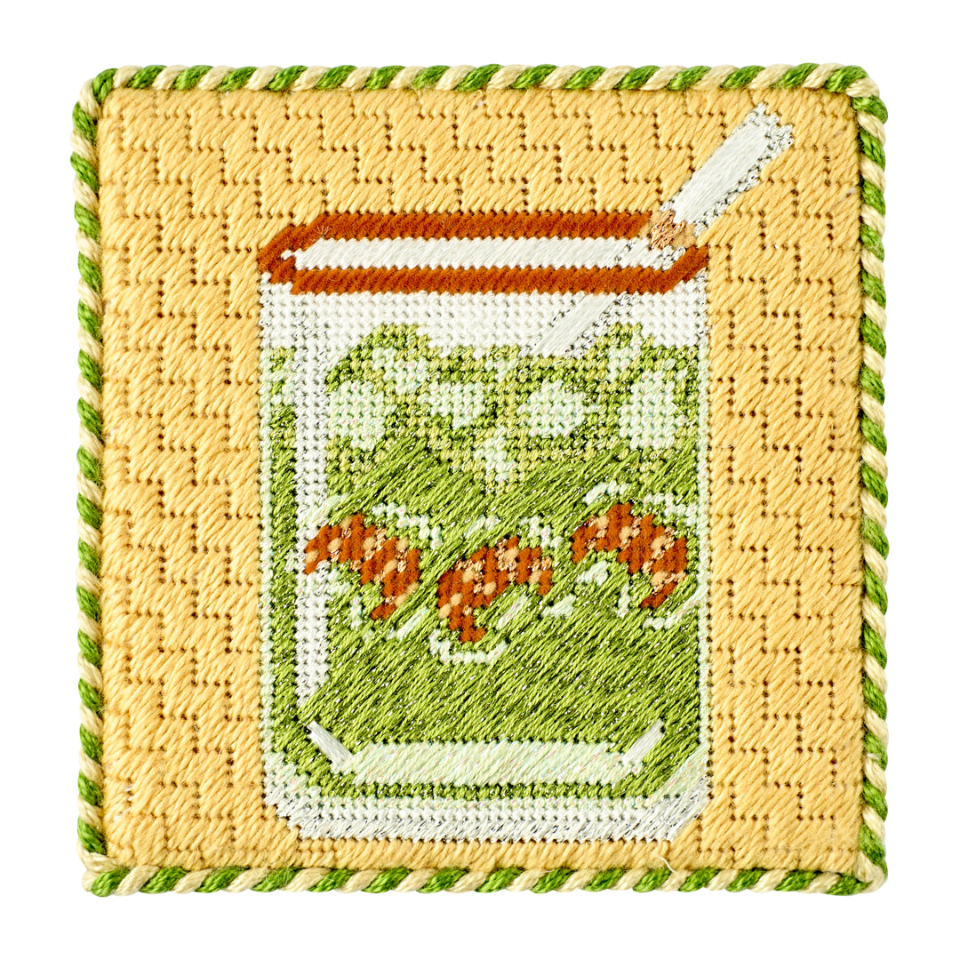 Croissant Icon Matcha Glass