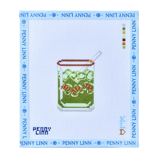 Croissant Icon Matcha Glass