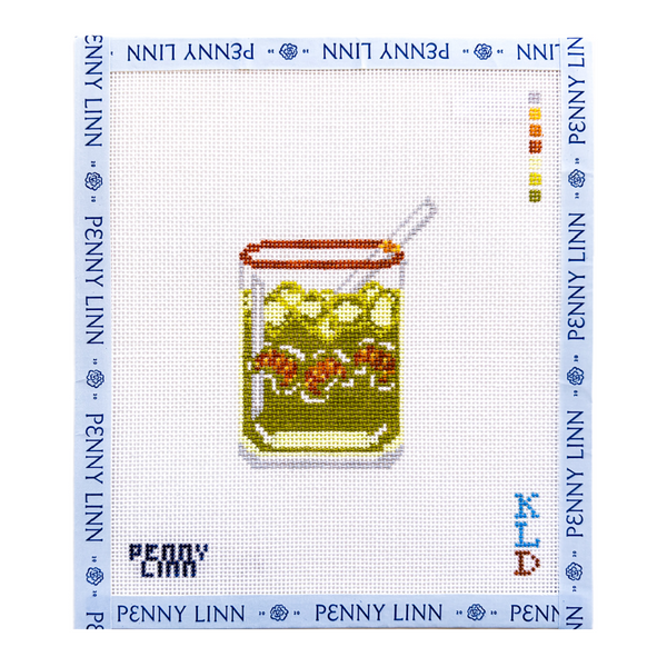 Croissant Icon Matcha Glass