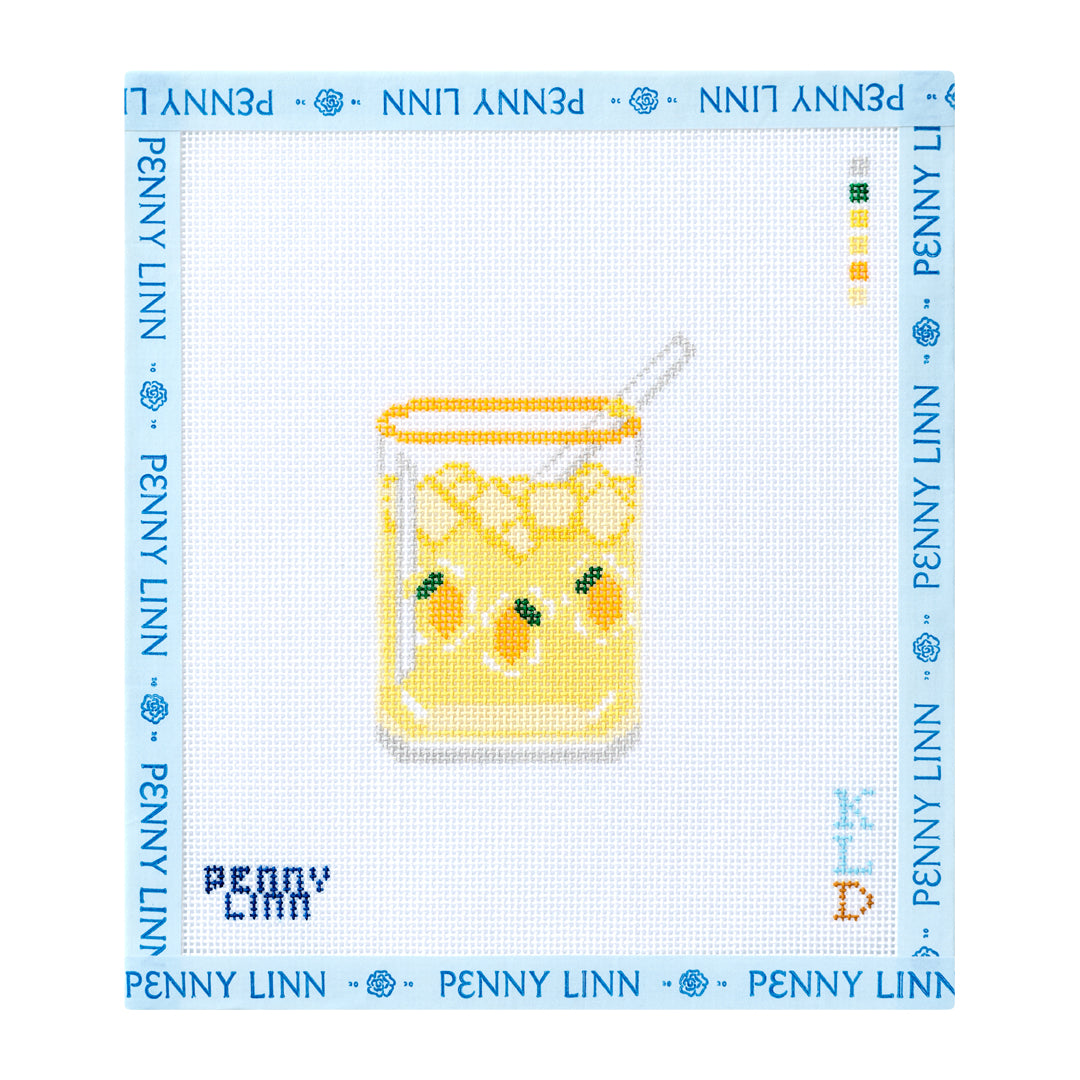 Lemon Icon Lemonade Glass