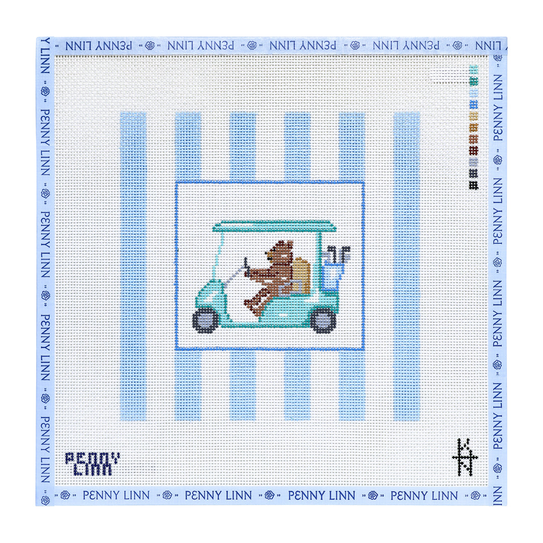 Animal Stripes - Golf Cart Bear