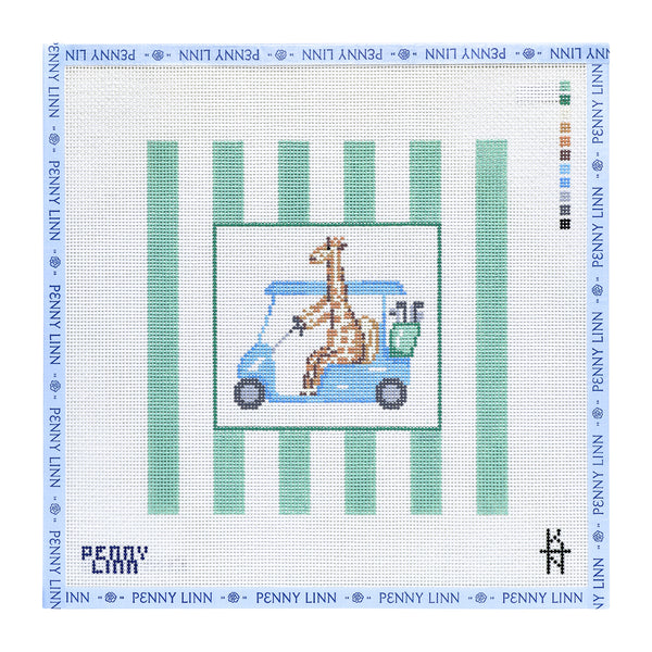 Animal Stripes - Golf Cart Giraffe