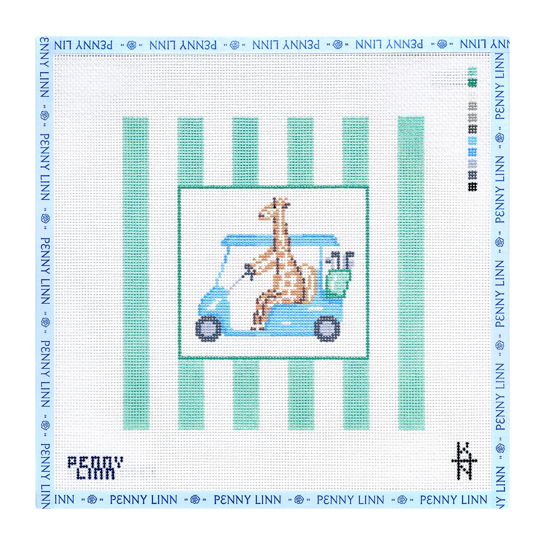 Animal Stripes - Golf Cart Giraffe