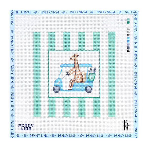 Animal Stripes - Golf Cart Giraffe