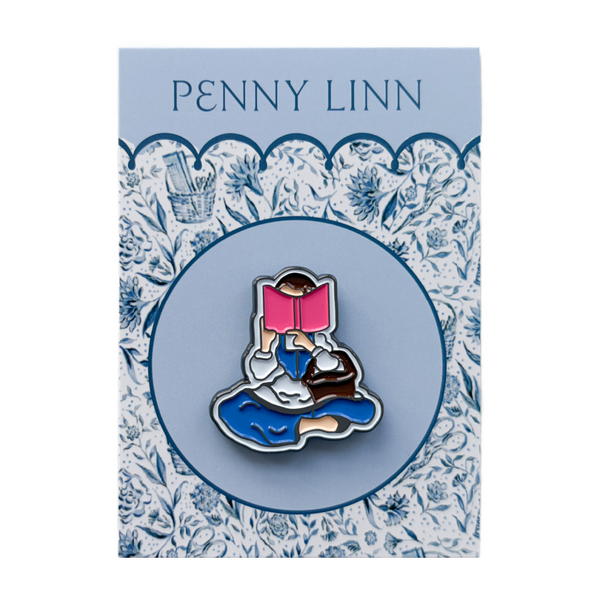 Nose Stuck in a Book Needleminder