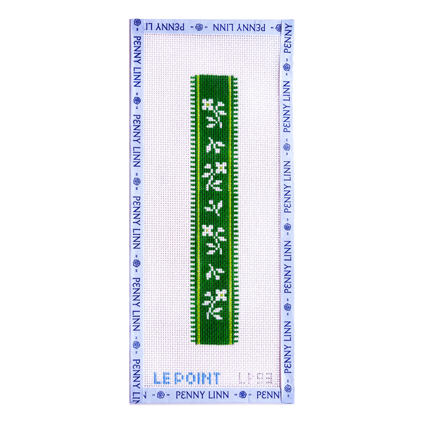French Ribbon Keychain - Green