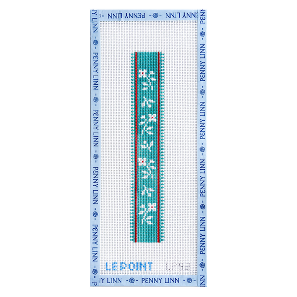 French Ribbon Keychain - Teal
