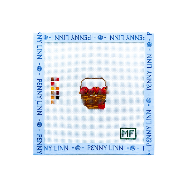 Lightship Basket with Apples Mini