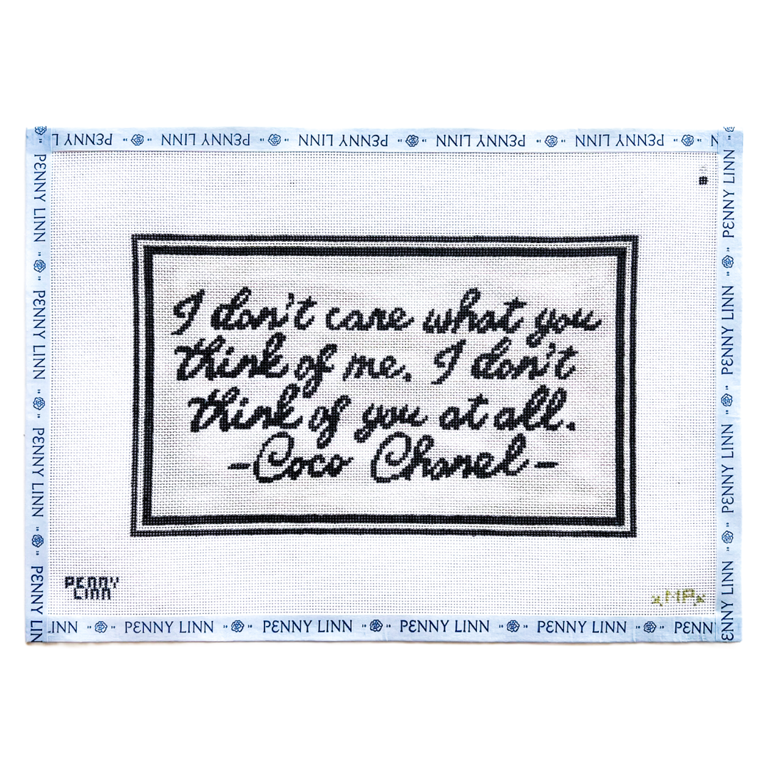 I Don't Care What You Think Of Me