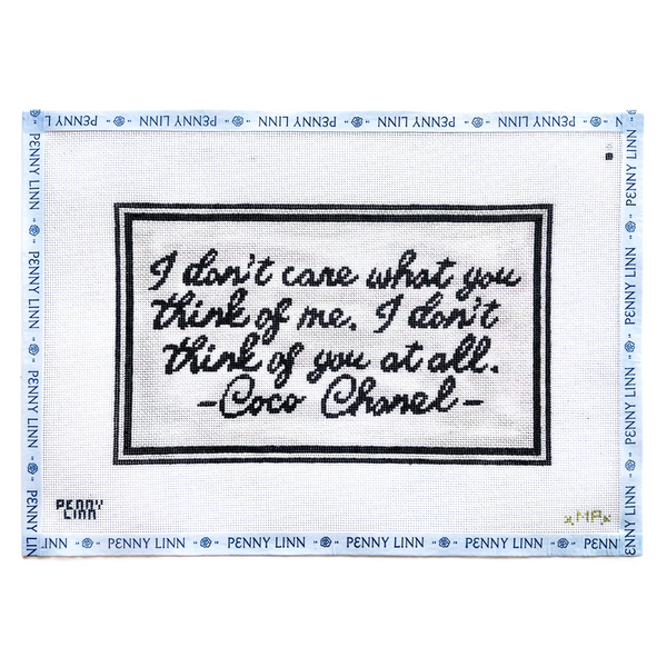 I Don't Care What You Think Of Me