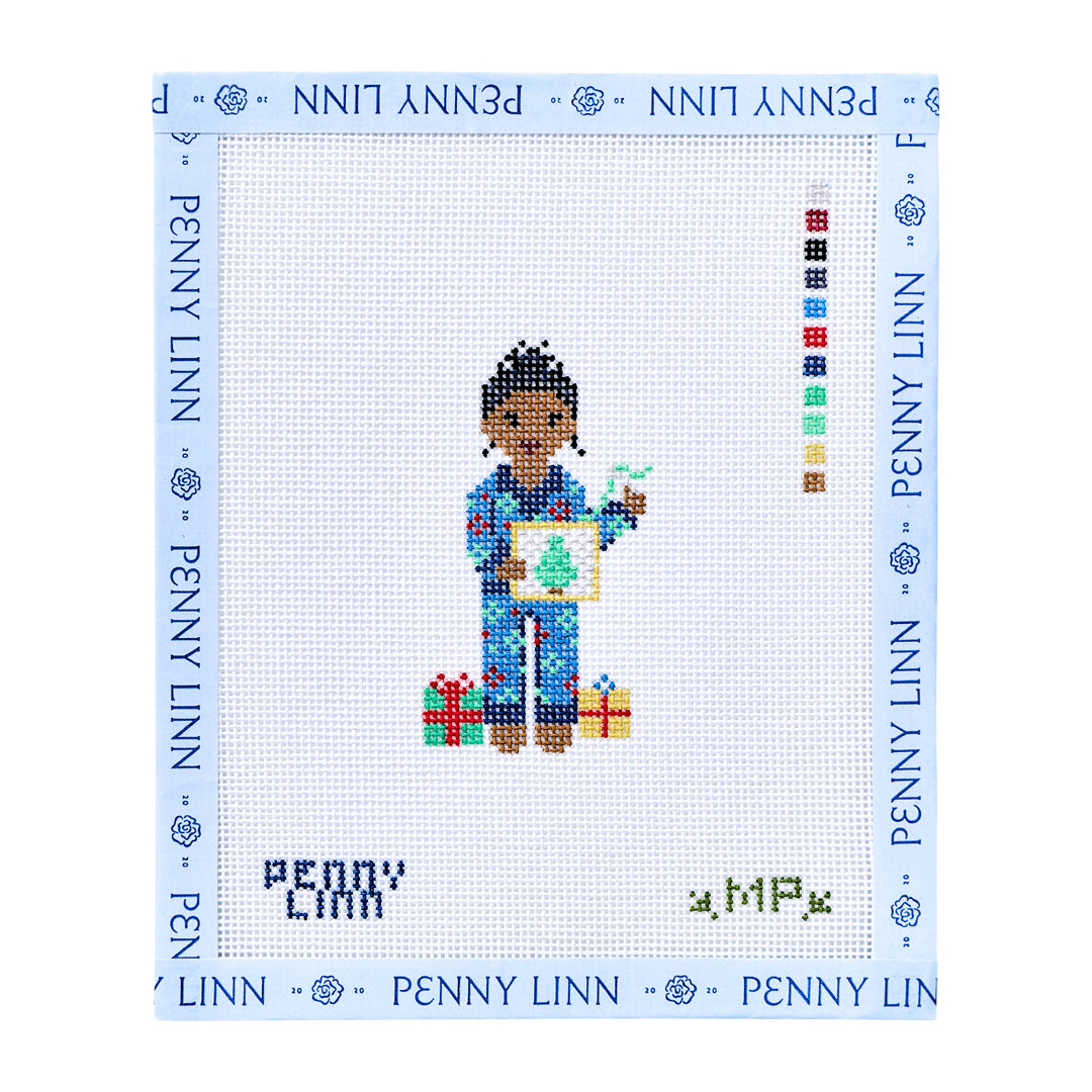 Tiny Penny Linn Christmas Morning - Maya