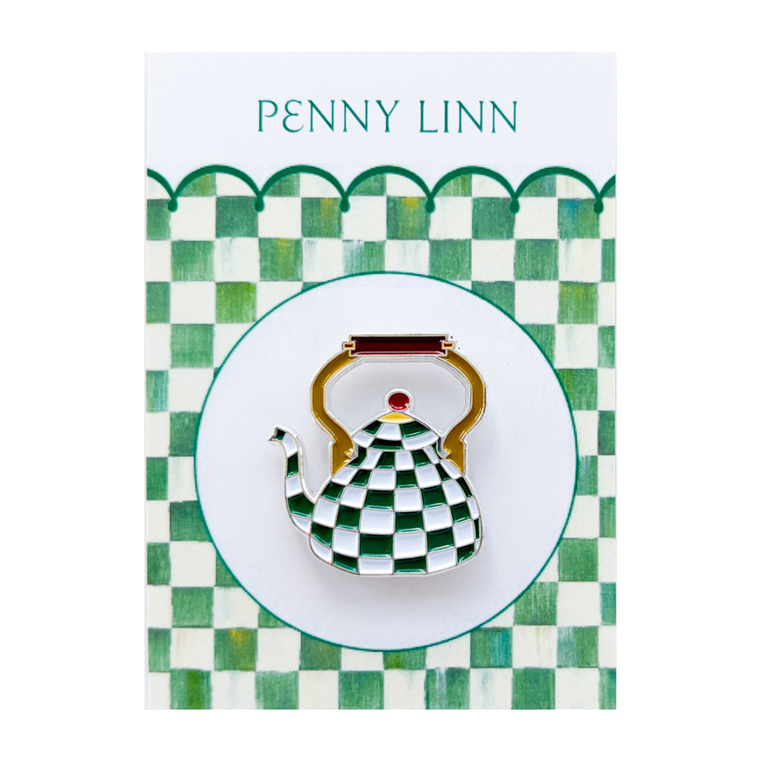 MacKenzie-Childs Tea Kettle Needle Minder